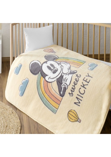 Lisanslı Disney Mickey Mouse Toolkit Baby Bebek Battaniyesi