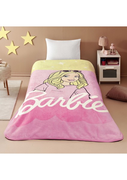 Yeni Sezon Lisanslı Barbie Malibu Battaniye