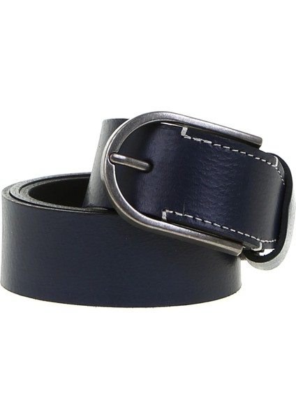 Lacivert Erkek Deri Kemer