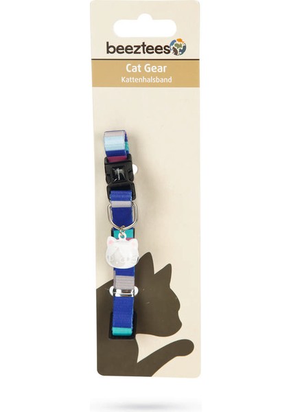 Kedi Boyun Tasması, Zilli, Renkli Çizgili, 20-30 cm fiyatları