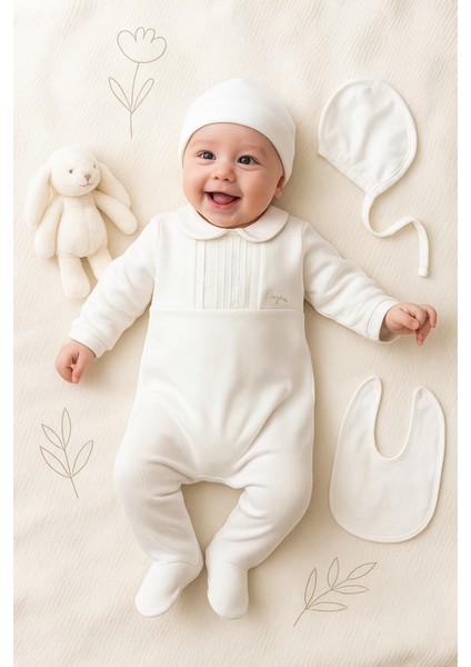 Erkek Bebek&yenidoğan 0-3 Ay Vualkumaş Pliseli ve NERVULLU10LU Hastane Çıkışı &zıbın Seti(Mevlütlük)