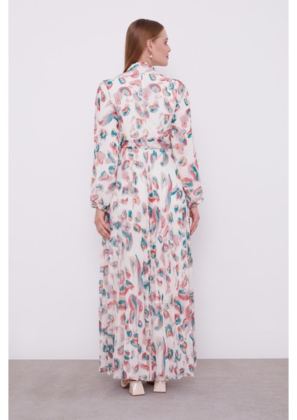 Gül Kurusu Fırfır Kol Detaylı Elbise fırsatları