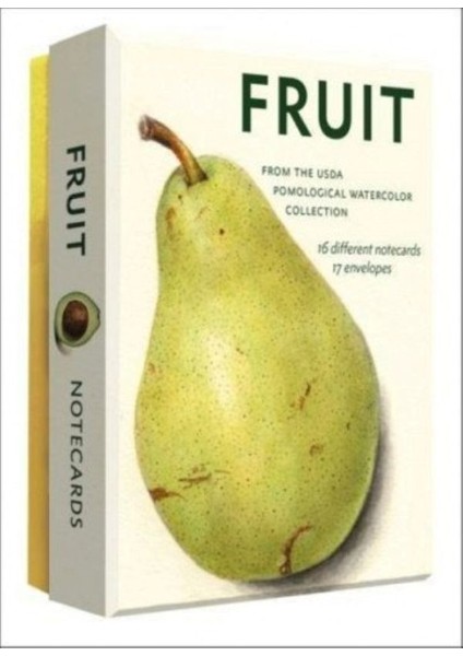 Fruit: Usda Pomolojik Suluboya Koleksiyonundan Seçmeler, 16’lı Not Kartı Seti