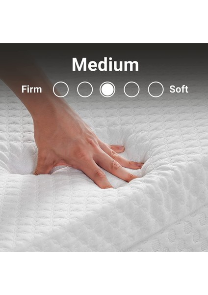 Ortopedik Uyku Pedi,yatak Korucucusu ,kalınlığı 10 Cm,sert Yataklar Için, 2 Adet Yastık Kılıfı Hediyeli