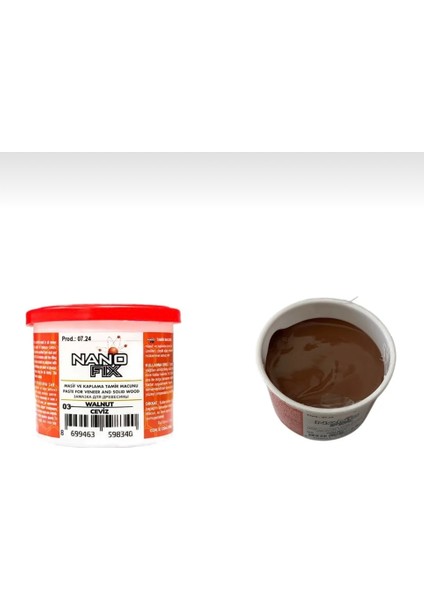 Mobilya Ahşap Tamir Dolgu Macunu 200GR Ceviz