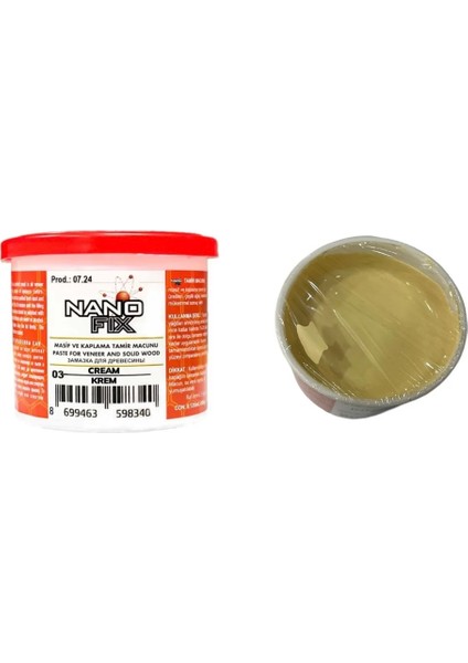 Mobilya Ahşap Tamir Dolgu Macunu 200GR Krem