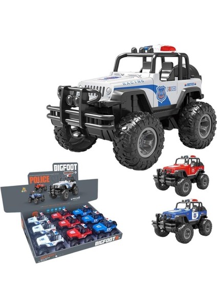 XFG-989-107 -Vardem Çek Bırak Üstü Açık Bigfoot Off-Road Polis Jeep fırsatları
