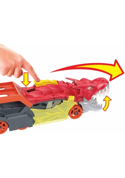 Nessiworld Hot Wheels Fırlatıcı ve Taşıyıcı Ejderha GTK42