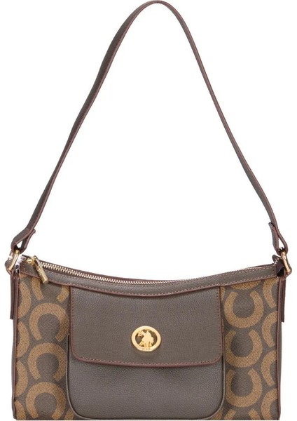 Kadın Omuz Çantası US24591 U.s. Polo Assn. Uspa Ladıes Bag Brown