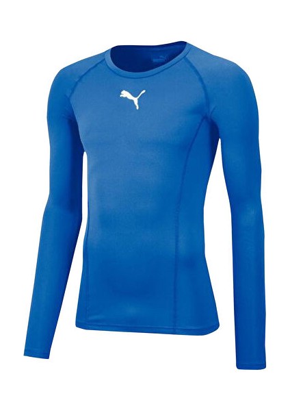 Liga Baselayer Tee Ls Erkek Futbol Uzun Kollu Antrenman Üstü 65592002 Mavi