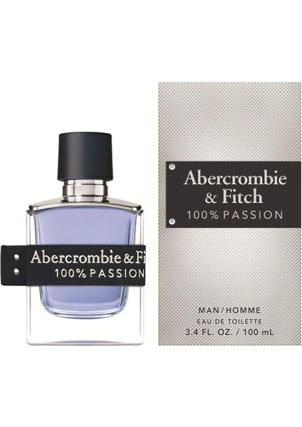Abercrombie Fitch 100% Passion Men Edt 100ML