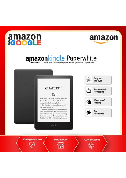 Kindle Paperwhite 16 GB 11. Nesil Kitap Okuyucu Siyah - E fiyatları