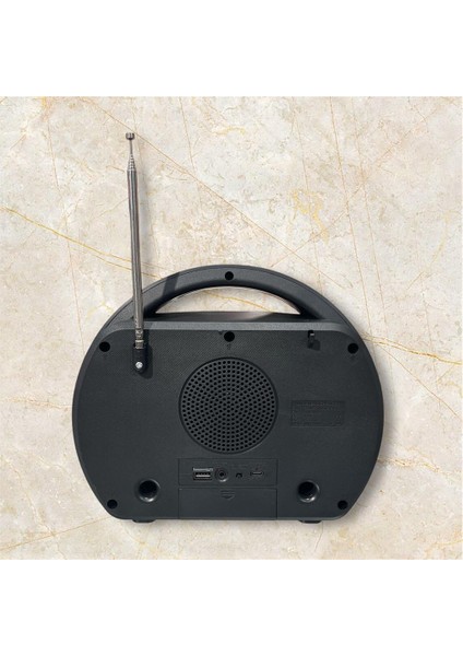 FP-535 Şömine Efektli Retro Ahşap Görünümlü USB Tf Girişli Am/fm/sw1-2 Nostaljik Radyolu Bluetooth Hoparlör fiyatları