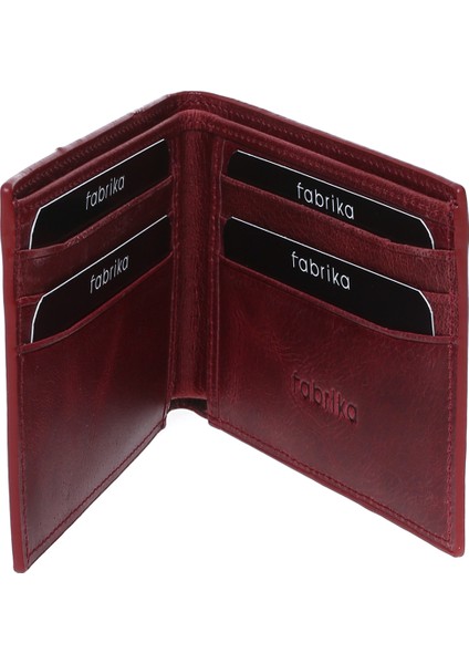 Bordo Erkek Deri Cüzdan FRK202 fırsatları
