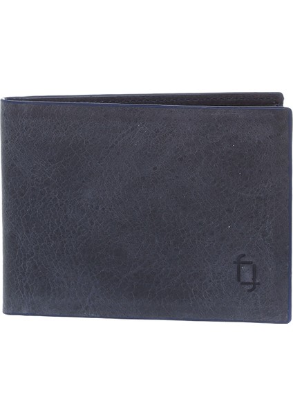 Lacivert Erkek Deri Cüzdan FRK202