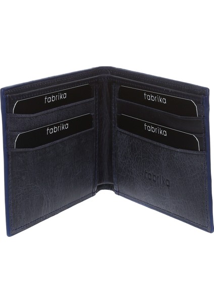Lacivert Erkek Deri Cüzdan FRK202 fırsatları