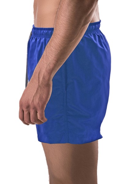 Bağcıklı Düz Mavi Erkek Şort Mayo fiyatları