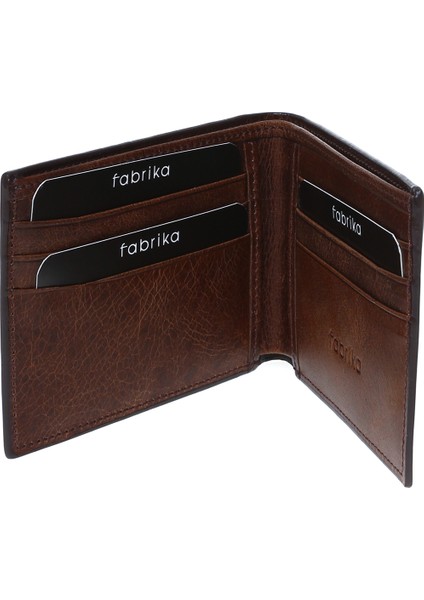 Kahve Erkek Deri Cüzdan FRK202 fırsatları