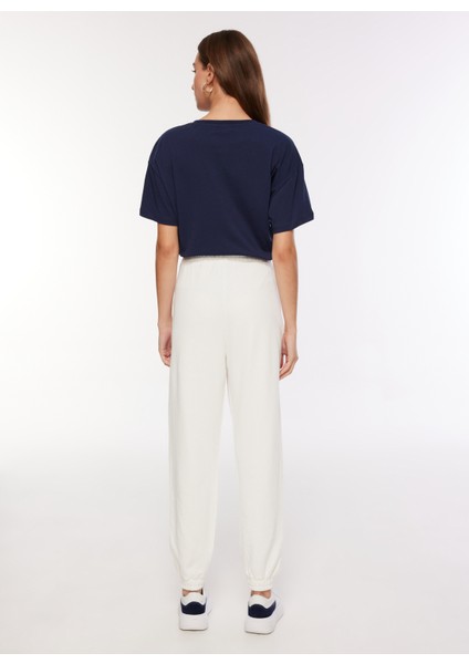 Ekru Kadın Lastikli Eşofman Altı FIKA indirimleri