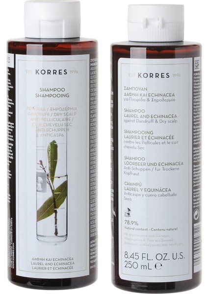 Laurel & Echinacea Şampuan 250ml