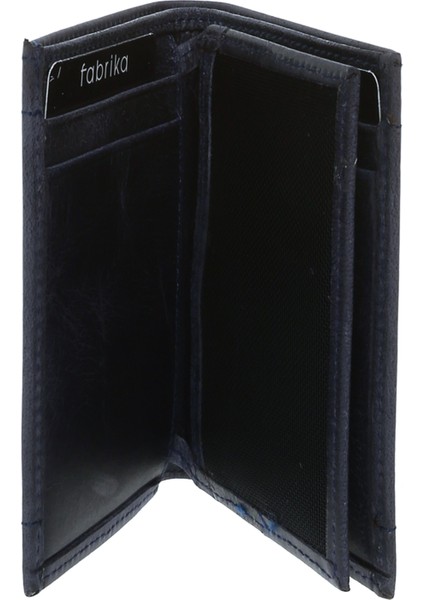 Lacivert Erkek Deri Cüzdan FRK242 CRAYZ fırsatları