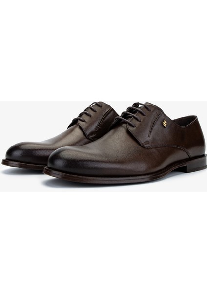 Erkek Hakiki Deri Kahverengi Klasik Ayakkabı 183 VAL-22054 K Erk Ayk Y25 Kahve fırsatları