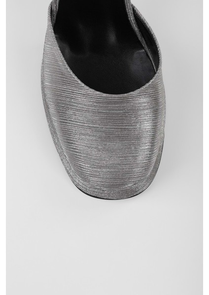 Kadın Alwina Platin Sıvama Platform Topuklu Ayakkabı modelleri