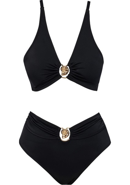 Özel Tasarım Yüksek Bel Bikini Takım