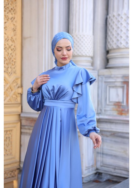 Tesettür Abiye Berrak modelleri