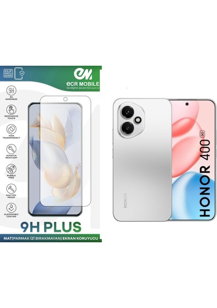Honor 400 Ekran Koruyucu Mat Parmak Izi Bırakmayan Uyumlu Esnek Nano Kırılmayan