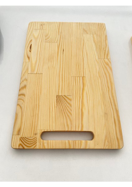 Kesme/sunum Tahtası Doğal Ahşap %100 El Işçiliği Fırınlanmış Doğal Masif Çam 37CM x 24CM 18MM Kalınlık modelleri