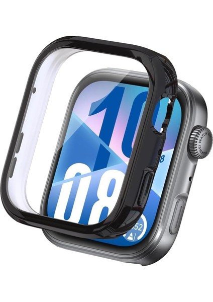 Huawei Watch Fit 4 Kılıf 360 Full Round Soft Silicone Siyah