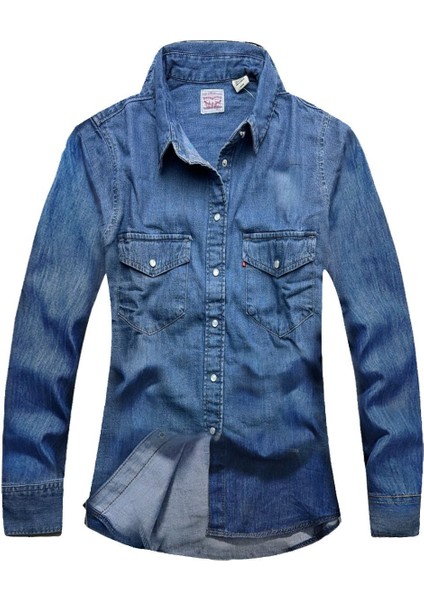 Kadın-Kız Denim Kot Gömlek- 16788-0017 fiyatları