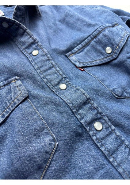 Kadın-Kız Denim Kot Gömlek- 16788-0017 modelleri