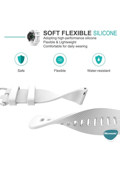 Huawei Watch 5 42MM Kordon, Silicone Sport Band Gri modelleri