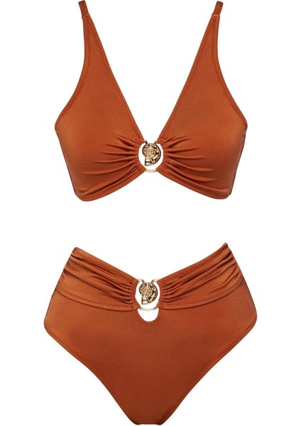 Özel Tasarım Yüksek Bel Bikini Takım