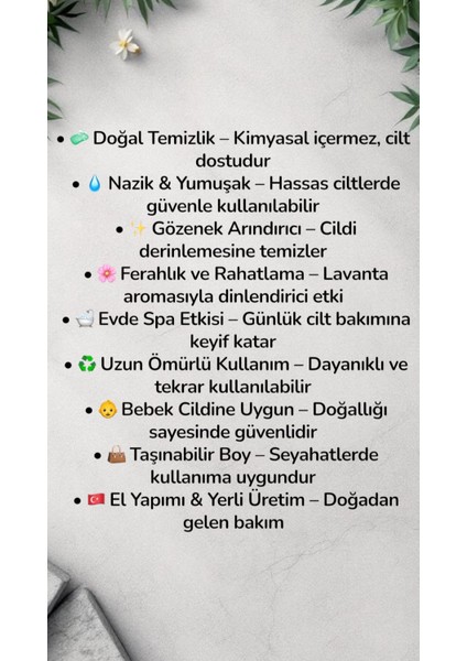 Lavanta Sabunu & Doğal Deniz Süngeri Seti – Cilt Bakımı modelleri