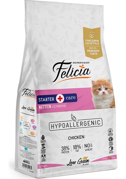 ® Starter Care Kitten Tavuklu Yavru Kedi Maması 12 Kg