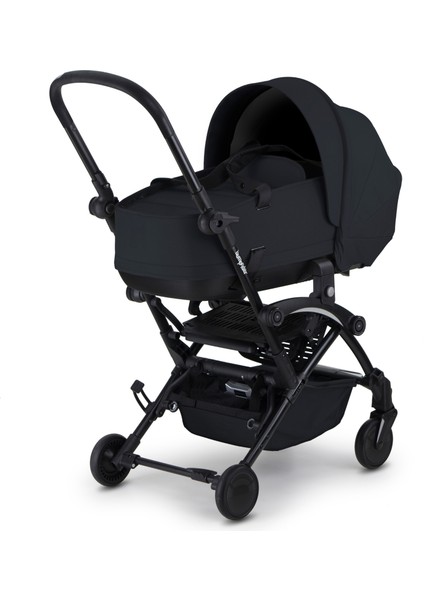 Connect 3 Black-Black Bebek Arabası / Yan Düzenleyici / Black-Black Yan Bakım Çantası / Black Portbebe modelleri
