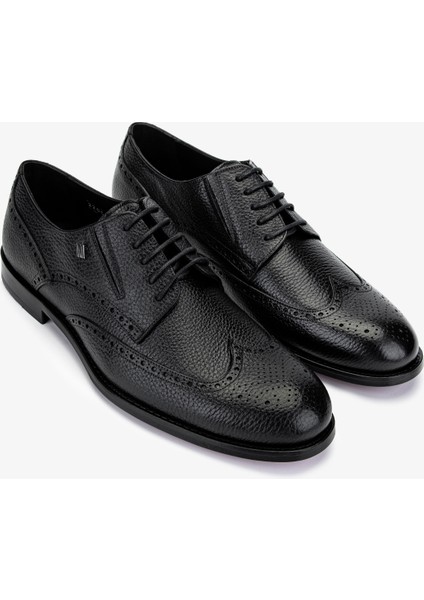 Erkek Hakiki Deri Siyah Klasik Ayakkabı 183 VAL-22056 K Erk Ayk Y25 Sıyah fiyatları