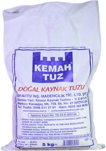 5 kg Kemah Tuz modelleri