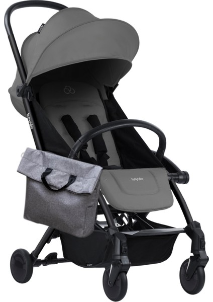 Connect 3 Black-Grey Bebek Arabası / Yan Düzenleyici / Grey-Black Yan Bakım Çantası modelleri