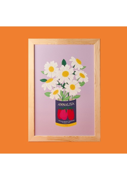 Deco Granny Summer Çerçeveli Tablo - Mor - 40X60 cm fiyatları