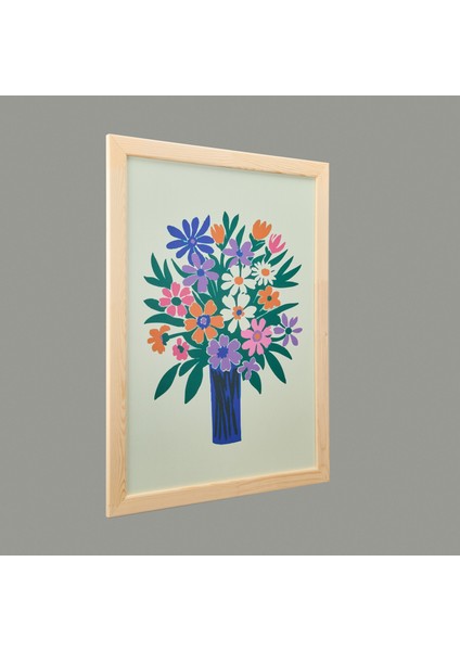 Deco Granny Summer Çerçeveli Tablo - Mavi - 50X70 cm modelleri