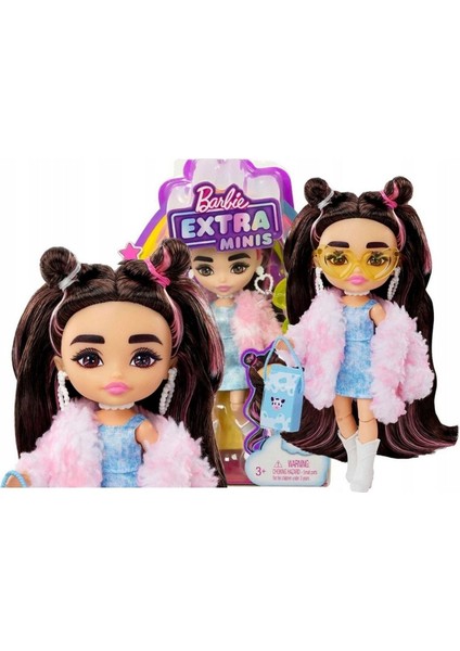Extra Mini Bebekler Pembe Kürklü Aksesuarlı Oyuncak