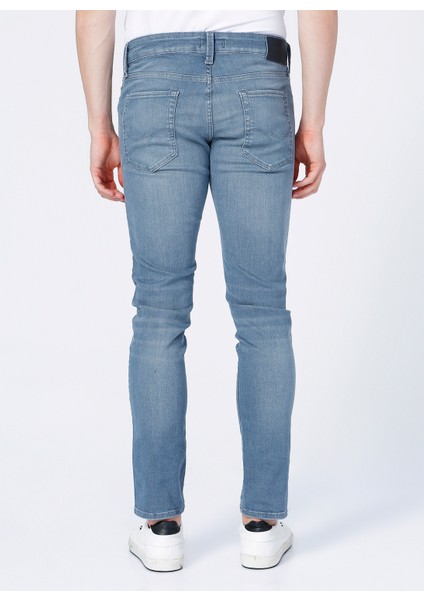 Skinny Fit Açık Mavi Erkek Denim Pantolon fırsatları