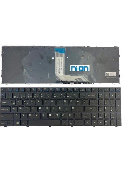 Nion Casper NIRVANA X500 Klavye Uyumlu Notebook Klavye (Siyah Tr)