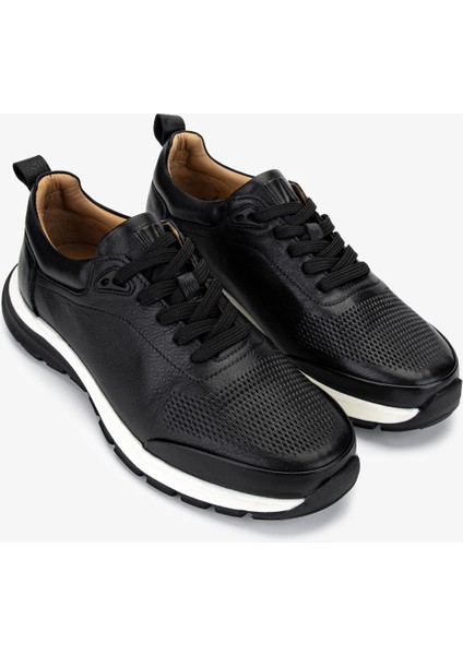 Erkek Hakiki Deri Siyah Deri Sneakers & Spor Ayakkabı 233 5145 Erk Ayk Y25 Sıyah Dr fiyatları