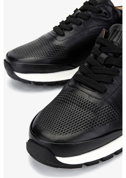 Erkek Hakiki Deri Siyah Deri Sneakers & Spor Ayakkabı 233 5145 Erk Ayk Y25 Sıyah Dr modelleri