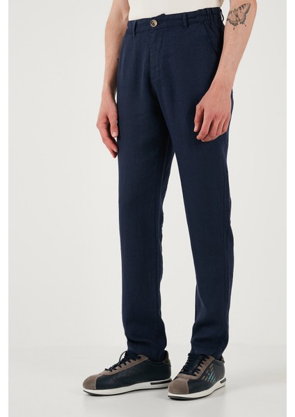 U.s. Polo Carrot Fit Normal Bel Daralan Paça Keten Pantolon Erkek Pantolon G081SZ0782106438 fırsatları